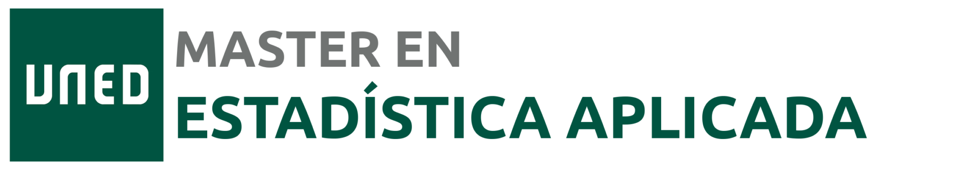 Master en Estadística Aplicada UNED